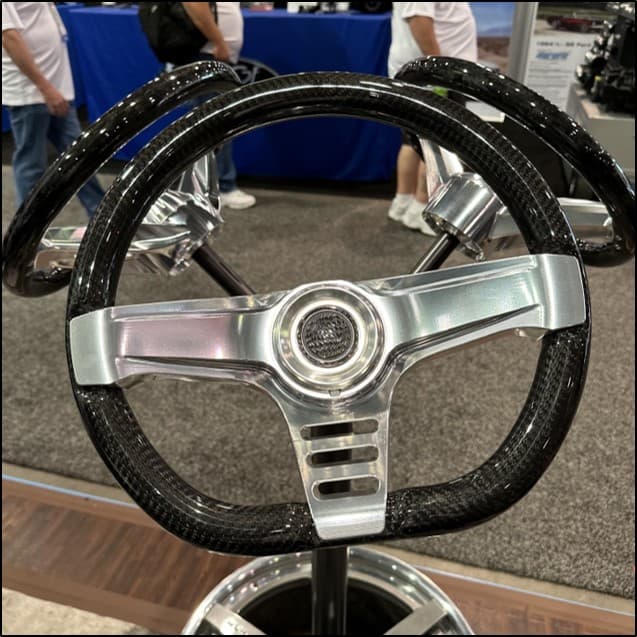 Carbon-fiber steering wheel