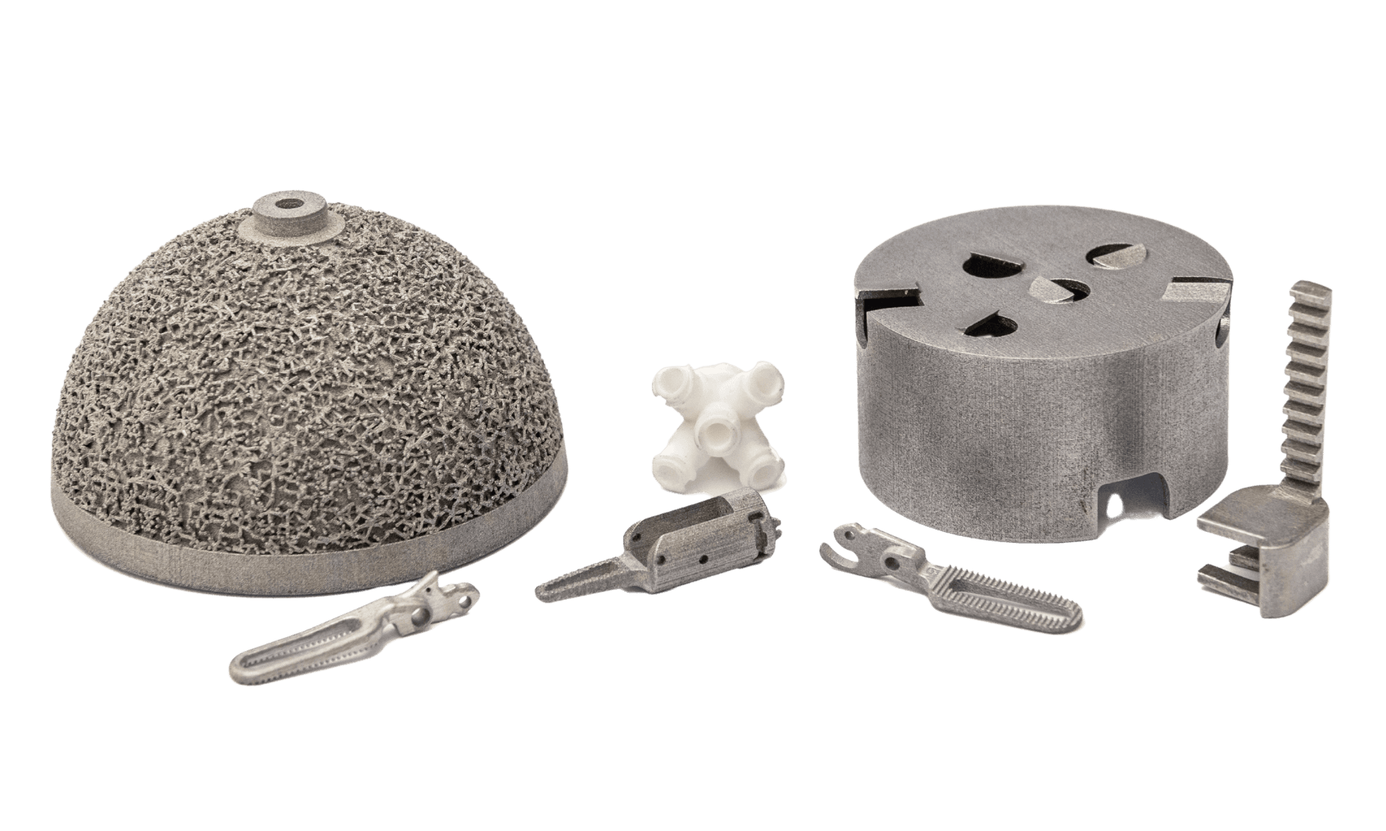 Medical-grade additively manufactured components