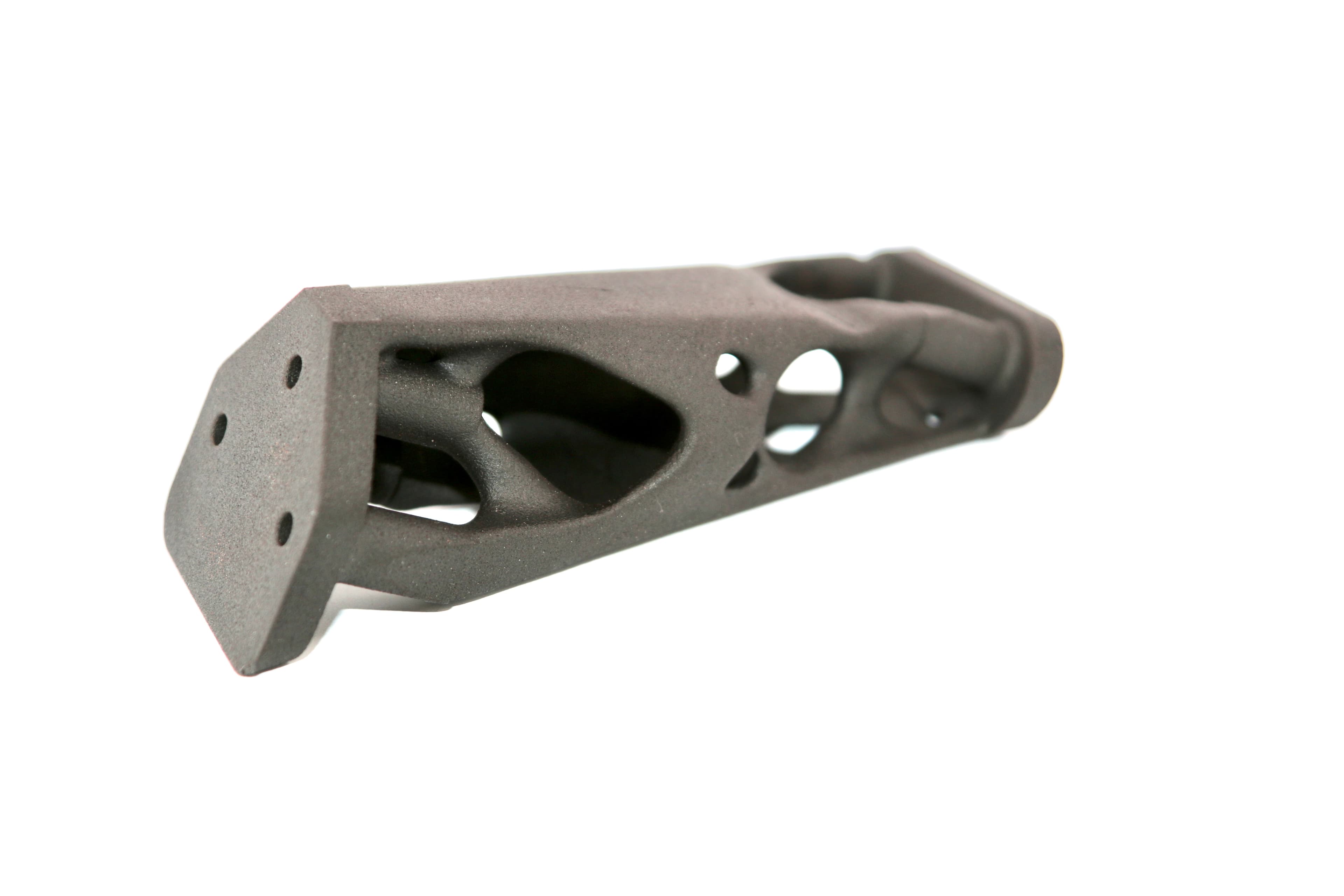 Polymer 3D-printed generative support bracket